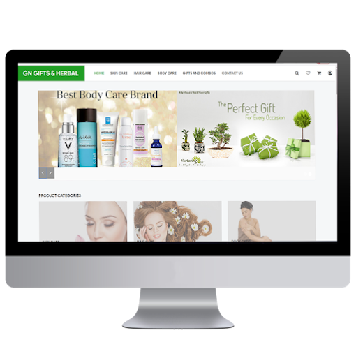 GN Gifts & Herbal — Ayurveda e-commerce store